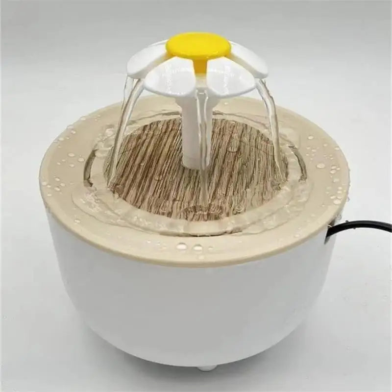 Automatic USB Cat Water Fountain with Silent Filtered Recirculation - 1200ml Capacity