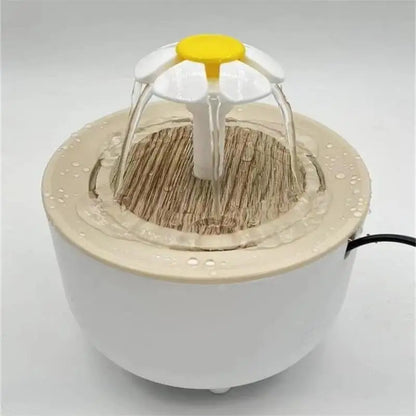 Automatic USB Cat Water Fountain with Silent Filtered Recirculation - 1200ml Capacity