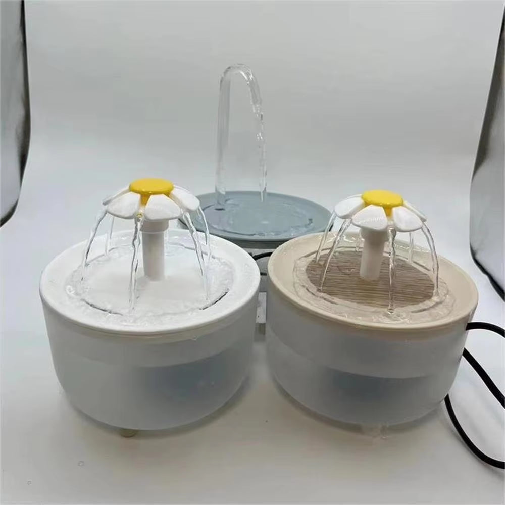 Automatic USB Cat Water Fountain with Silent Filtered Recirculation - 1200ml Capacity