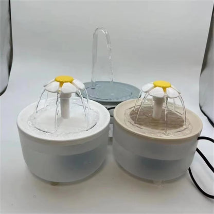 Automatic USB Cat Water Fountain with Silent Filtered Recirculation - 1200ml Capacity