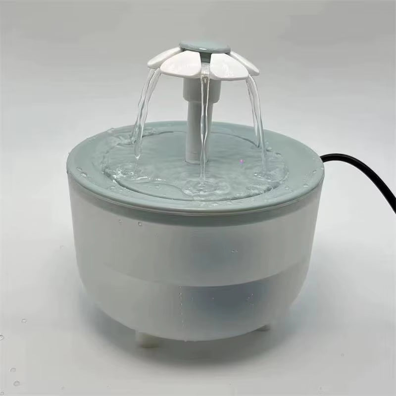 Automatic USB Cat Water Fountain with Silent Filtered Recirculation - 1200ml Capacity