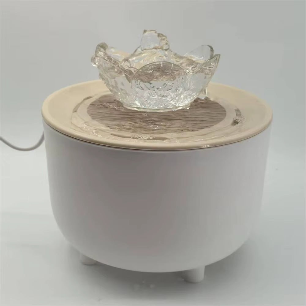 Automatic USB Cat Water Fountain with Silent Filtered Recirculation - 1200ml Capacity