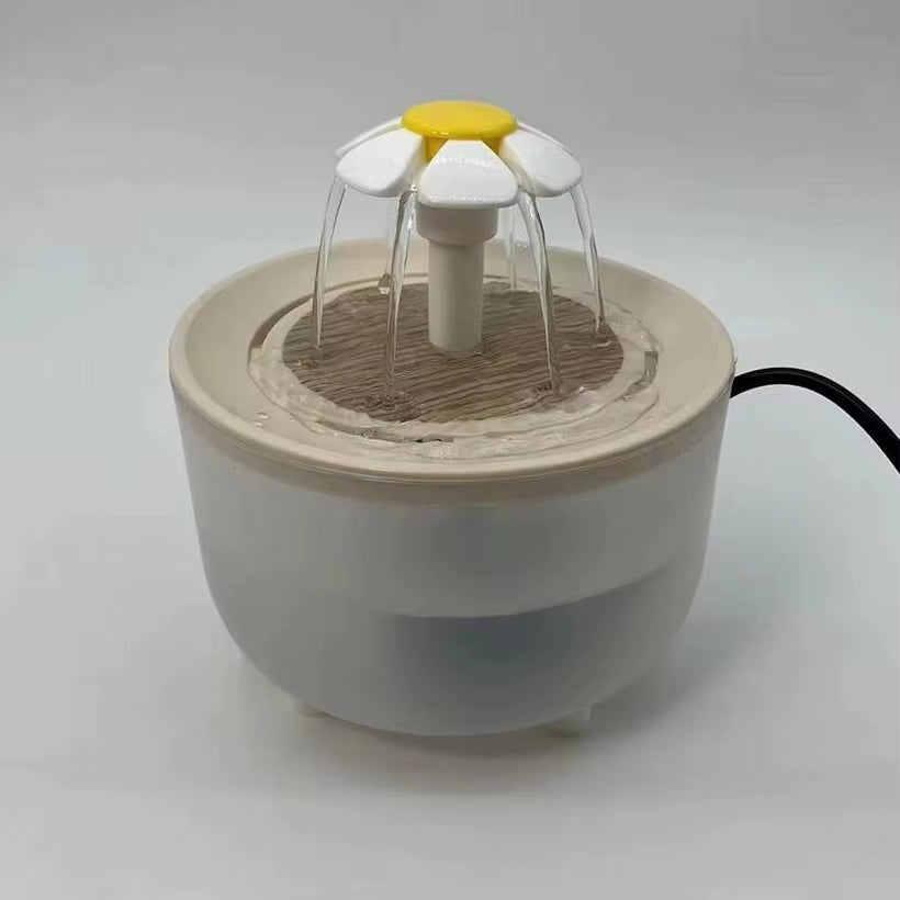 Automatic USB Cat Water Fountain with Silent Filtered Recirculation - 1200ml Capacity